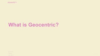 What is Geocentric [upl. by Norga232]