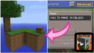 How To Make SkyBlock In Craftsman Building Craft [upl. by Benkley]