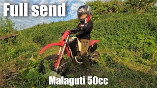 Malaguti grizzly 50cc  full send [upl. by Adamik]