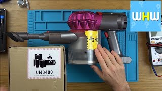 Dyson V8 Cordless Vacuum Runtime Tested with DeWALT Batteries [upl. by Auohp325]