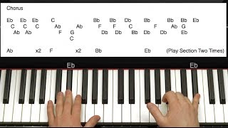 How to Play All of Me by John Legend on Piano [upl. by Nwaf]