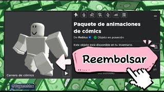 Cómo REEMBOLSAR un OBJETO en Roblox y Tener tus ROBUX de regreso 2023 CON EVIDENCIA 🙀😻 [upl. by Jauch]