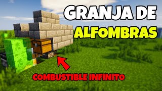 Granja de Alfombras Combustible Fácil y Sencilla para MINECRAFT JAVA 121 [upl. by Klaus]