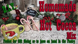 DIY Hot Cocoa Mix  Affordable amp Delicious  Only 4 Ingredients [upl. by Enylcaj]