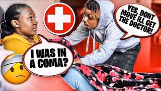 Convincing My Girlfriend She Was In A Coma PRANK [upl. by Barby]