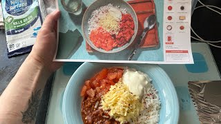 HELLO FRESH  PORK CHILLI BURRITO BOWL [upl. by Inacana539]