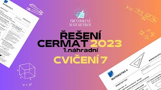 Přijímačky matematika  2023  1náhradní  cv7 [upl. by Caputo845]