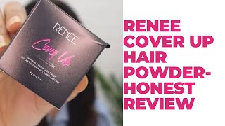 UNSPONSORED REVIEW OF THE RENEE HAIR POWDER APPLICATION TRANSFER TESTHAIR FILLER HONEST FEEDNACK [upl. by Imis]