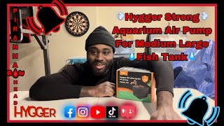 Hygger Strong Aquarium Air Pump for Medium Large Fish Tank [upl. by Alesiram]