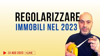 Come regolarizzare immobili nel 2023 ascolta lingegnere [upl. by Ahsirtal]