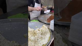 Cheese Kunefe in Istanbul  Turkish dessert streetfood food istanbulfood [upl. by Arracot241]