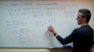 Teorema de Cauchy 2ªBACHI unicoos matematicas valor medio generalizado [upl. by Adnaluy]