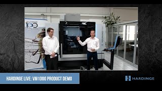 LIVE Hardinge  VOUMARD® 1000 Demo English  October 14 2020 [upl. by Madson]