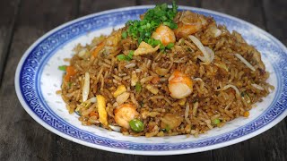 Como hacer Arroz chaufa peruanohow to make chinese peruvian fried rice [upl. by Mikal]