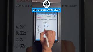 Resolviendo la Guía Secreta UABC 2024 🔥🧠  Reactivo 10 uabc examen examendeadmisión examenuabc [upl. by Ahsertal48]