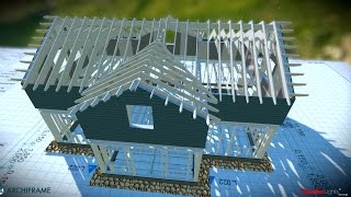 ArchiFrame Demo Archicad Framing AddOn ENG  Structural BIM Extension [upl. by Aushoj]