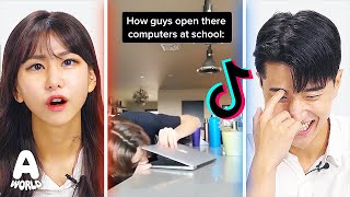 Boy vs Girls React to quotONLY GUYS CAN UNDERSTAND Tiktokquot [upl. by Hime]