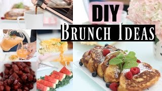 3 Easy Brunch Recipes Vanilla French Toast Cheesy Baked Eggs Candied Sausage  MissLizHeart [upl. by Amre]