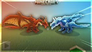 REVIEW ADDON LUMINOUS DRAGON ADDON MINECRAFT PE 120 [upl. by Hollerman]