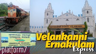 Train Journey  Velankanni to Ernakulam by 16362 Velankanni Ernakulam biweekly express [upl. by Luahs]