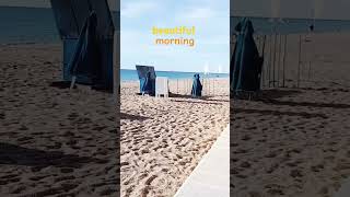 BEACH BLANES 🏖️🇪🇸 costabrava morningroutine sea vacationtips vacation satisfying shorts [upl. by Nanice]