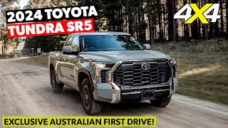 2024 Toyota Tundra SR5 review Exclusive Australian first drive  4X4 Australia [upl. by Eednahs]