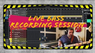 Live Bass Recording Editing and quantizing session [upl. by Eleaffar]