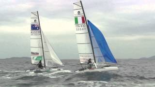 Le Nacra 17 à Hyères pour la Sailing World Cup [upl. by Syramad]