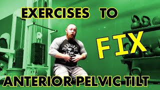 Part II Fixes Tips and Tricks  Correction Exercises and Stretches for the Anterior Pelvic Tilt [upl. by Vinn]