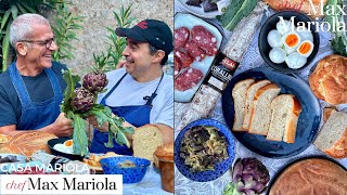 PIZZA DI PASQUA AL FORMAGGIO per la COLAZIONE di PASQUA Romana Ricetta di Tullio amp Chef Max Mariola [upl. by Atyekram]