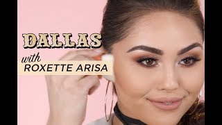 TUTORIAL WITH ROXETTE ARISA  featuring dallas dustyrose blush amp bronzer [upl. by Ocicnarf]