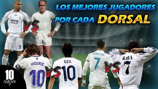 LOS 23 MEJORES JUGADORES DEL REAL MADRID POR CADA DORSAL [upl. by Trainor296]