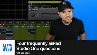 4 Most Frequently Asked Questions for Studio One  PreSonus [upl. by Nole]