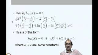 Mod02 Lec03 The Bayes Classifier for minimizing Risk [upl. by Ardnak]