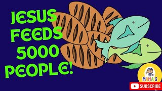 The Miracle of Loaves and Fish  The Most Unbelievable Bible Story Read Aloud For Kids [upl. by Watters]