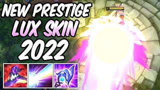 NEW LUX PRESTIGE SKIN 2022  MYTHIC SHOP LUX MID GAMEPLAY  Best Build amp Runes  League of Legends [upl. by Nerraf787]