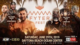 AEW Fyter Fest The Elite vs Lucha Brothers amp Laredo Kid Highlights [upl. by Cicero]