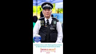 PC Michael Han  World Halal Food Festival London  Met Police Outreach Campaign [upl. by Israel]