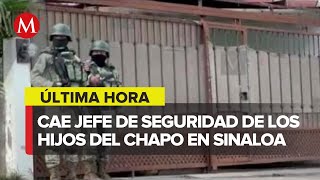 Capturan a ‘El Nini’ líder de las fuerzas especiales de Los Chapitos en Sinaloa [upl. by Adolfo]