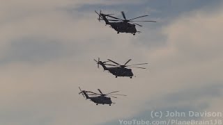 2022 Atlantic City Air Show  USN MH53 Super Stallions [upl. by Lamiv]