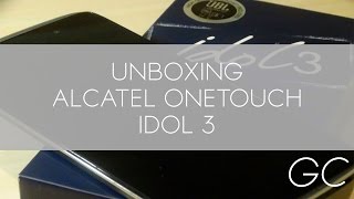 Unboxing  Alcatel Onetouch Idol 3  Geek Center Brasil [upl. by Mclyman]