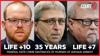 Murder of Ahmaud Arbery Hate Crime Sentencing [upl. by Sadowski]