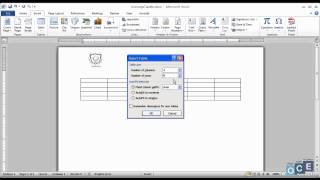 Kako ubaciti tabelu u dokument word 2010 [upl. by Cinom]