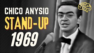 CHICO ANYSIO fazendo STANDUP COMEDY em 1969 [upl. by Maddalena]