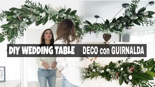 DECO MESA EVENTO ESPECIAL  GUIRNALDA DIY DECORACION ECONOMICA O DECO HOGAR insta gabyschrammhome [upl. by Ahsain]