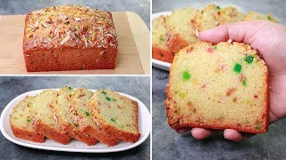 Bakery Style Suji Cake Recipe  Eggless amp Without Oven  Yummy [upl. by Ij]