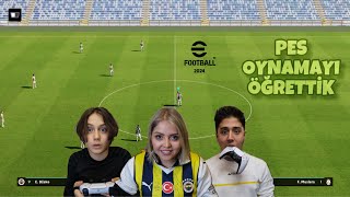 ANNEME PES 2024 OYNAMAYI ÖĞRETTİK  BİZİ YENDİ [upl. by Ecyal]