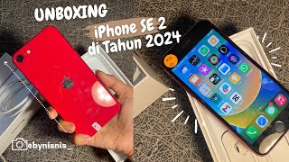 iPhone SE 2 in 2024  Unboxing IPhone SE Wort it [upl. by Etsirk]