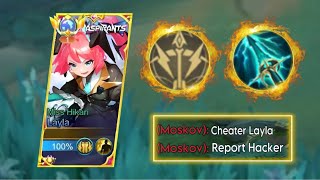 LAYLA BEST BUILD amp EMBLEMS FOR NEW UPDATES  TOP 1 GLOBAL LAYLAMLBB [upl. by Laurentia]