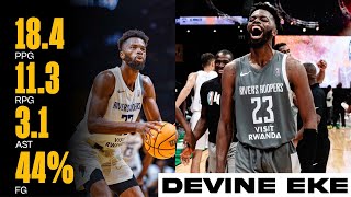 Devine Eke  2024 Nigerian Rivers Hoopers Highlights [upl. by Eledoya]